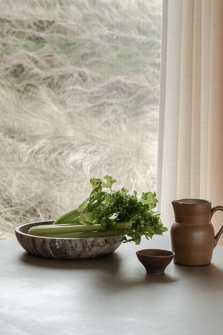 Hyben Skål, travertin silver fra Wabi Sabi Nordic - 2 - Jacobsen Plus