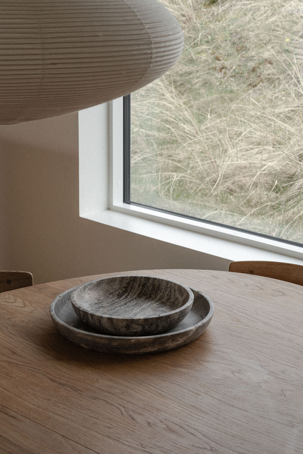 Hyben Skål, travertin silver fra Wabi Sabi Nordic - 9 - Jacobsen Plus