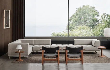 Den Spanske Stol i sort læder, røget eg olie af Børge Mogensen - 2 - Jacobsen Plus