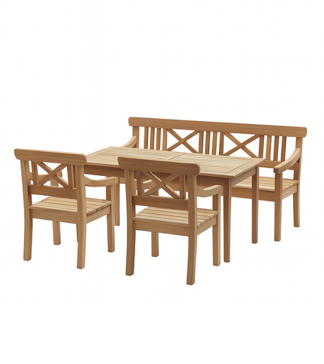 Skagerak Drachmann Sæt i Teak fra Fritz Hansen - 1 - Jacobsen Plus