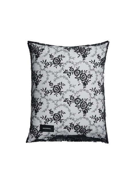 Rose Lace Pillow Cover Single fra Magniberg - Black / 63 x 60 cm - Jacobsen Plus