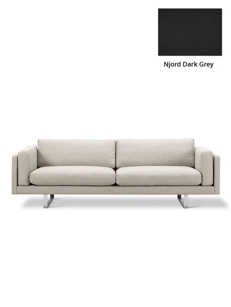 EJ280 Sofa fra Fredericia Furniture - Njord - Dark Grey / Model 8072 - 280 cm - Jacobsen Plus