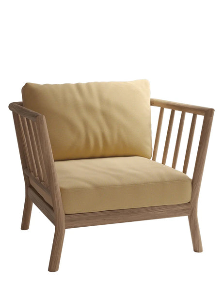 Skagerak Tradition Loungestol fra Fritz Hansen - Honey Yellow - Jacobsen Plus