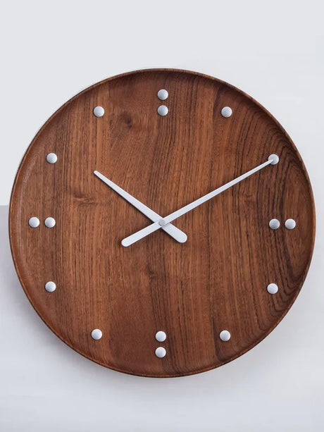 FJ Clock af Finn Juhl - Stor / Teak - Jacobsen Plus