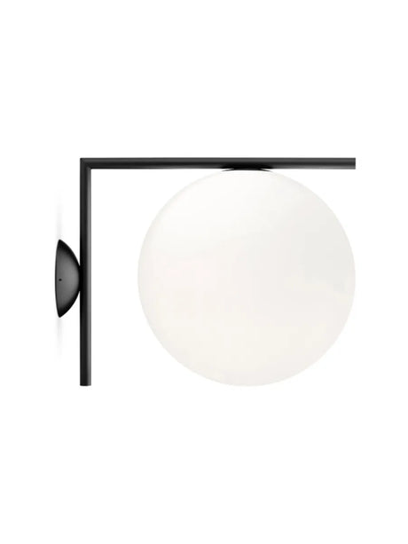 IC Loft-/Væglampe 2 fra Flos - Sort - Jacobsen Plus