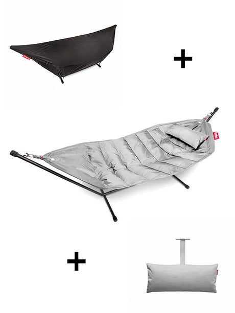 Headdemock Deluxe hængekøje fra Fatboy - Light grey - Jacobsen Plus