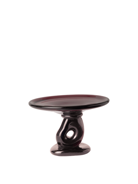 Damo Glass Centrepiece fra Ferm Living - Dark Grape Ø21 - Jacobsen Plus