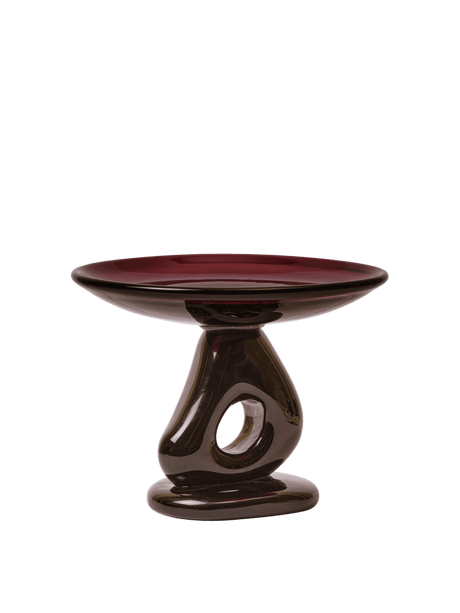 Damo Glass Centrepiece fra Ferm Living - Dark Grape Ø30 - Jacobsen Plus
