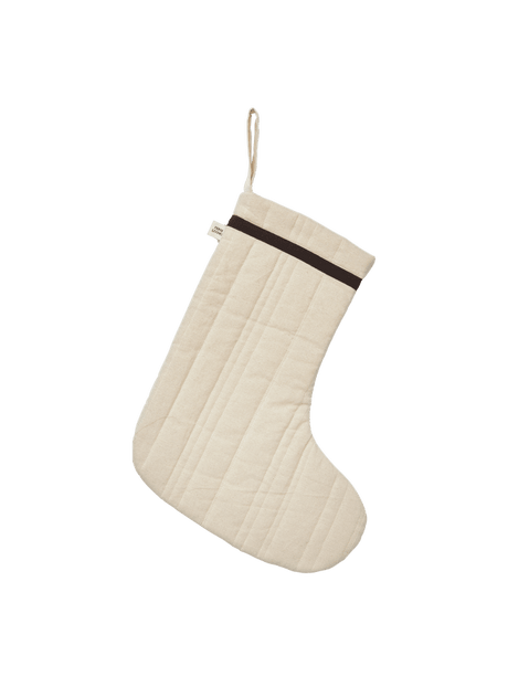 Vari Quilted Christmas Stocking Natural fra Ferm Living - Natural - Jacobsen Plus
