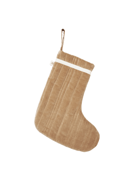 Vari Quilted Christmas Stocking Natural fra Ferm Living - Tan - Jacobsen Plus