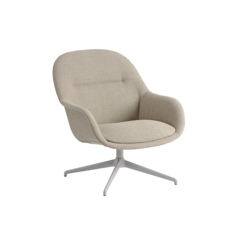 Fiber Lounge Armchair, Ecriture 240 grå swivel base fra Muuto - 1 - Jacobsen Plus