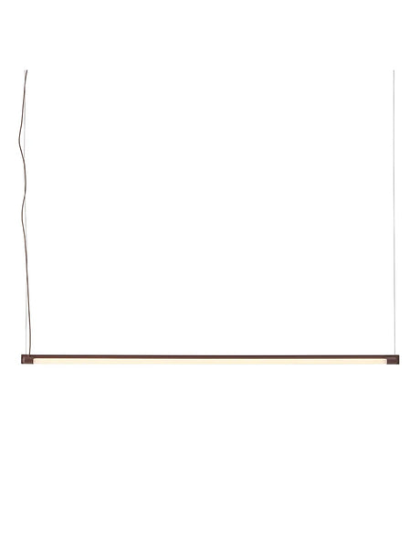 Fine Suspension Lamp, 120 cm fra Muuto - Deep red - Jacobsen Plus