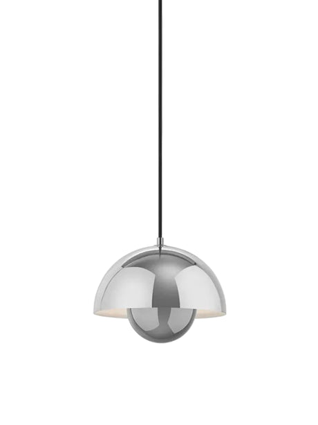 Flowerpot VP1 Pendel af Verner Panton - Poleret stål - Jacobsen Plus