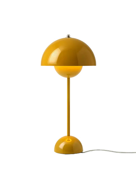 Flowerpot VP3 bordlampe af Verner Panton - Mustard - Jacobsen Plus