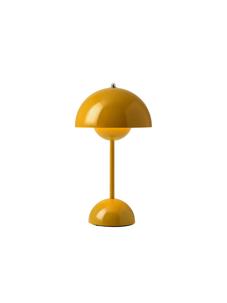 Flowerpot Portable VP9 Bordlampe af Verner Panton - Mustard - Jacobsen Plus