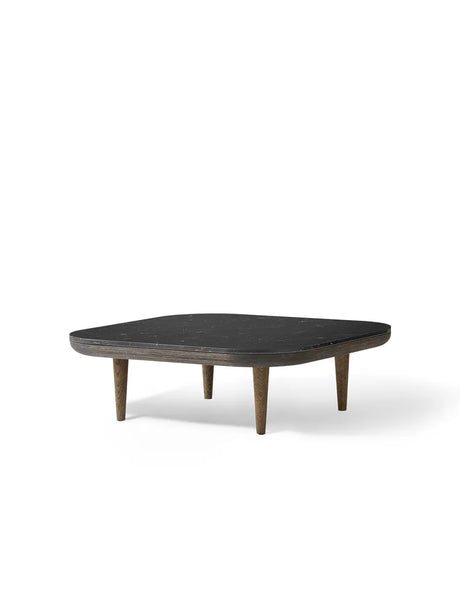 Fly sofabord D:80 fra &Tradition - Nero Marquina marmor - Jacobsen Plus