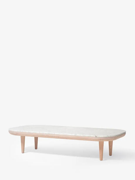 Fly sofabord D:120 fra &Tradition - Bianco Carrara marmor - Jacobsen Plus