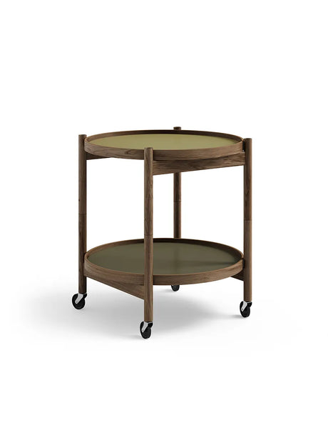 Bakkebord, Ø50 af Hans Bølling - Røget eg / LEAF (grøn-mørk grøn) - Jacobsen Plus