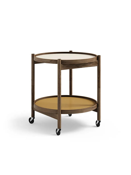 Bakkebord, Ø50 af Hans Bølling - Røget eg / SUNNY (creme-gul) - Jacobsen Plus