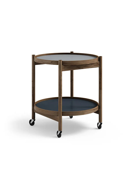 Bakkebord, Ø50 af Hans Bølling - Røget eg / WATER (blå-mørk blå) - Jacobsen Plus