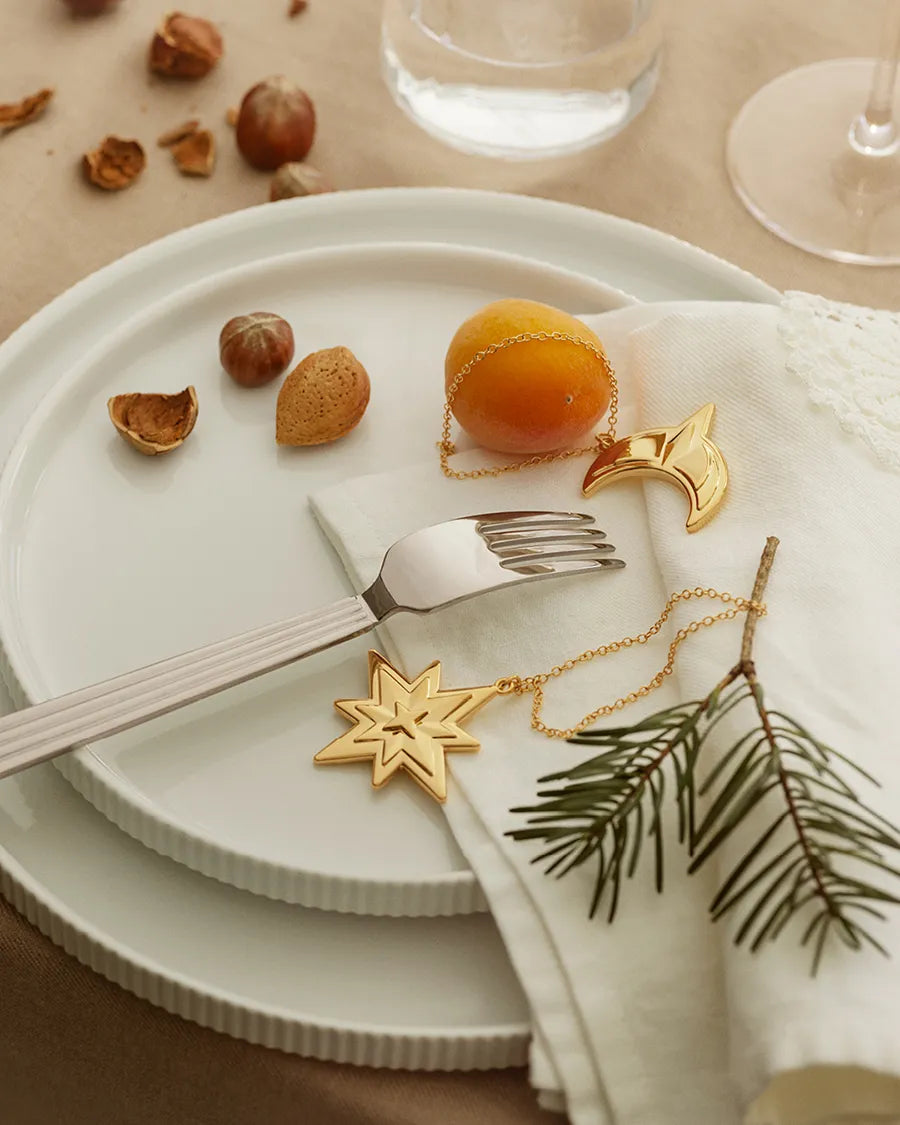 2024 Ornamentsæt, stjerne og måne fra Georg Jensen - 2 - Jacobsen Plus