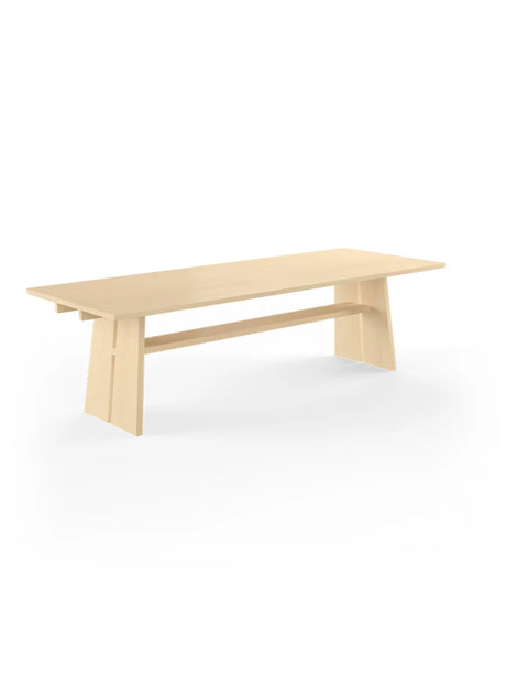 GM 3060 Spisebord fra Naver Collection - 180 x 100 cm / Ask hvidolie / Ingen tillægsplader - Jacobsen Plus