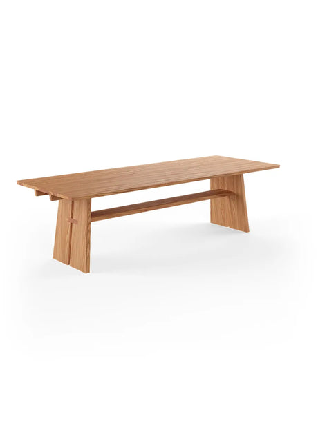 GM 3060 Spisebord fra Naver Collection - 240 x 100 cm / Elm olie / Ingen tillægsplader - Jacobsen Plus