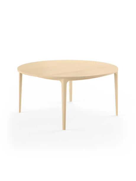 GM 3700 RO Rundt Spisebord fra Naver Collection - Ø 120 cm / Ask hvidolie / Ingen tillægsplader - Jacobsen Plus
