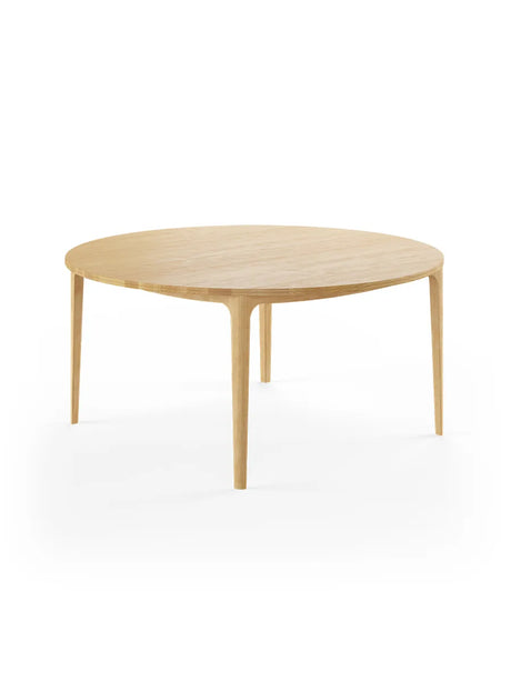 GM 3700 RO Rundt Spisebord fra Naver Collection - Ø 120 cm / Ask olie / Inkl. 2 tillægsplader - Jacobsen Plus