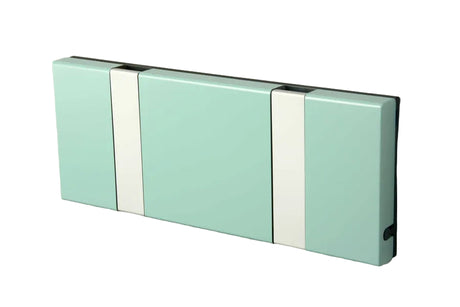 KNAX knagerække med to knager fra LoCa - Green tea / Grå knager - Jacobsen Plus