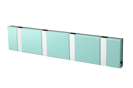 KNAX knagerække med fire knager fra LoCa - Green tea / Grå knager - Jacobsen Plus