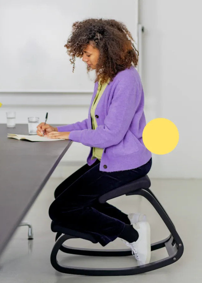 Variable Balans Stol, light brown wood/reflect 984 fra Variér - 2 - Jacobsen Plus