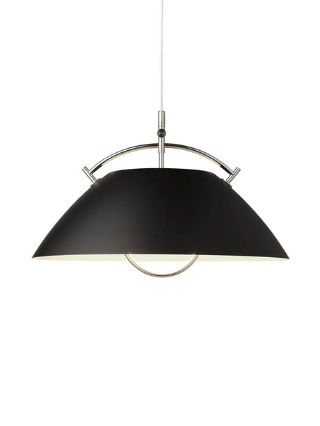 HJW37 Pendel m. Hejs af Hans J. Wegner - Sort - Nikkel - Jacobsen Plus
