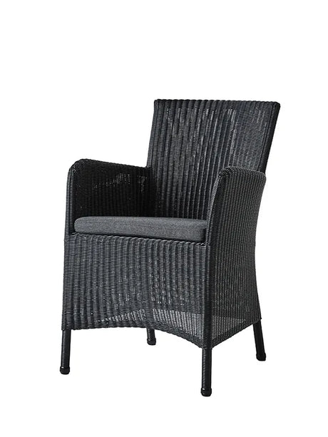 Hampsted Havestol fra Cane-line - Sort / Sort, Cane-line Natte hynde - Jacobsen Plus