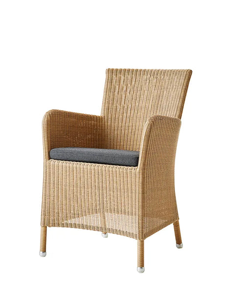 Hampsted Havestol fra Cane-line - Natural / Sort, Cane-line Natte hynde - Jacobsen Plus