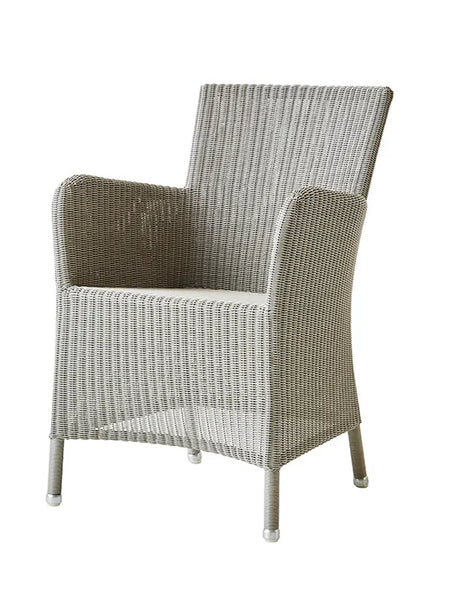 Hampsted Havestol fra Cane-line - Taupe / Ingen hynde - Jacobsen Plus