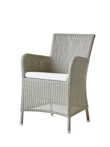 Hampsted Havestol fra Cane-line - Taupe / Hvid, Cane-line Natte hynde - Jacobsen Plus