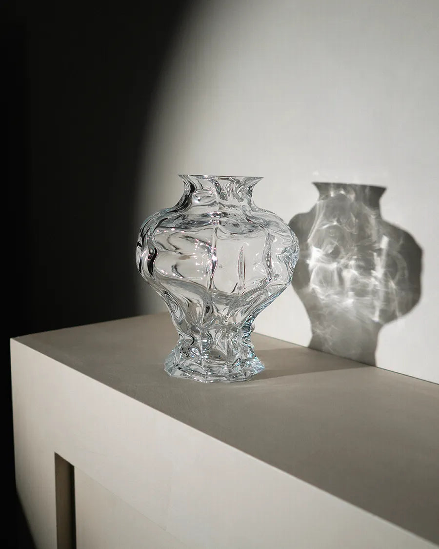 Ammonit Vase, clear fra Hein Studio