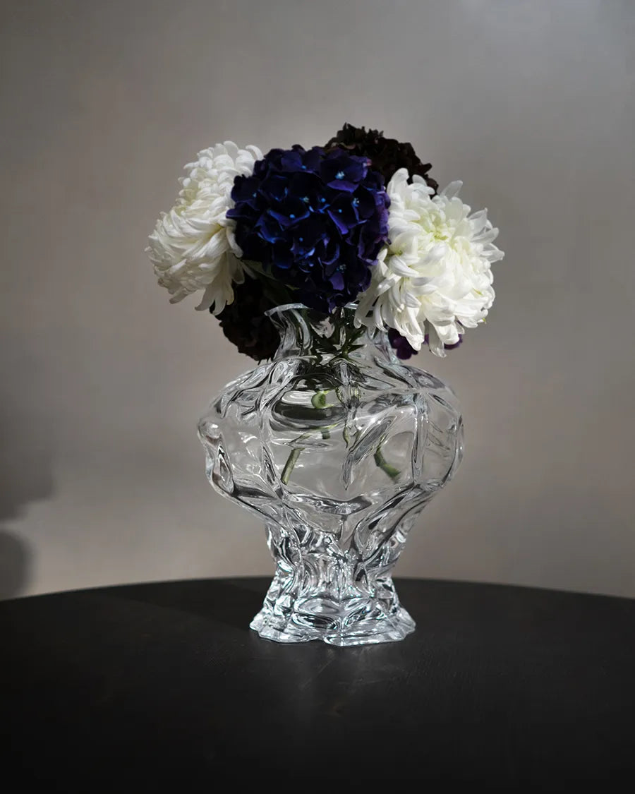 Ammonit Vase, clear fra Hein Studio