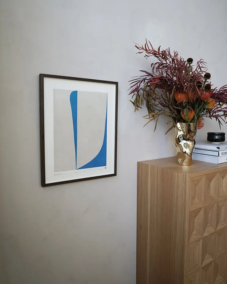 Ostrea 25 Vase, gold fra Hein Studio