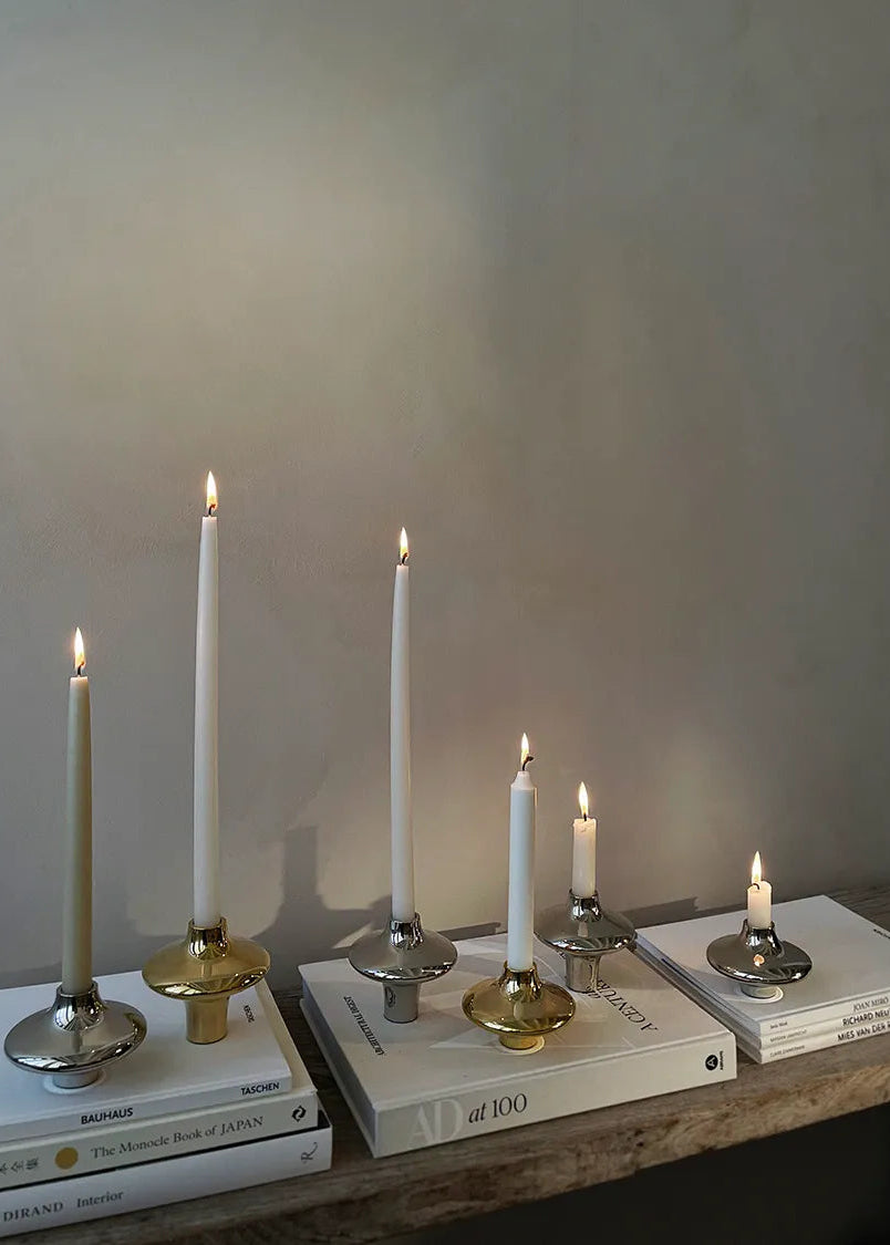 Doublet Candleholder Large, silver fra Hein Studio - 2 - Jacobsen Plus