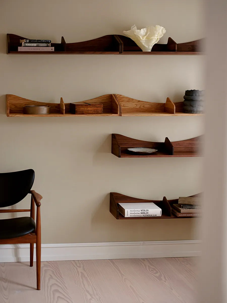 Hulsø Hylde, olieret valnød af Finn Juhl - 4 - Jacobsen Plus