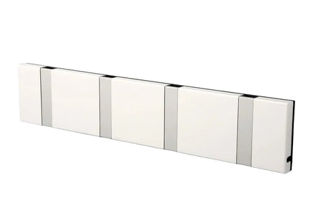 KNAX knagerække med fire knager fra LoCa - Hvid / Grå knager - Jacobsen Plus