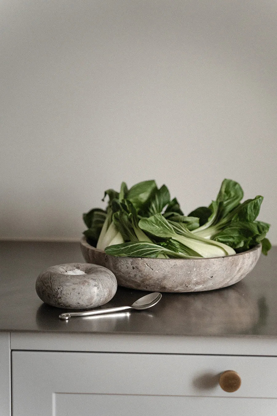 Hyben Skål, travertin silver fra Wabi Sabi Nordic - 5 - Jacobsen Plus