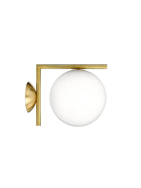 IC loft-/væglampe 1 fra Flos - Messing - Jacobsen Plus