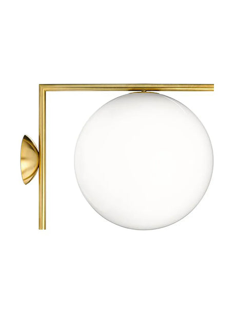 IC Loft-/Væglampe 2 fra Flos - Messing - Jacobsen Plus