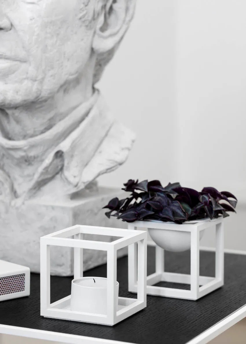 Kubus T Lysestage, hvid fra Audo Copenhagen - 4 - Jacobsen Plus