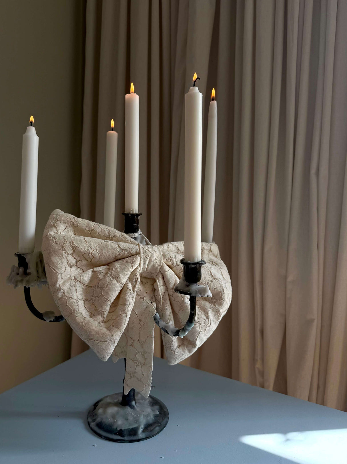 Christmas Bow - Lace fra Blåmst - 2 - Jacobsen Plus