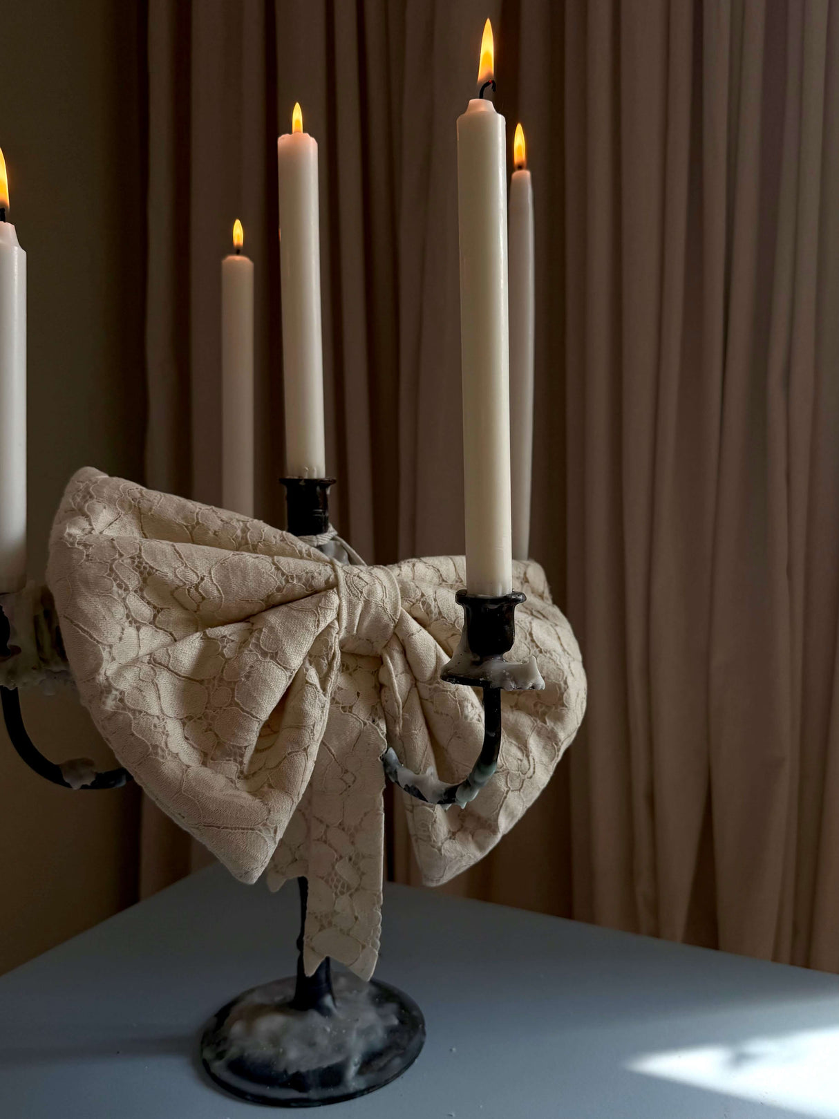 Christmas Bow - Lace fra Blåmst - 3 - Jacobsen Plus