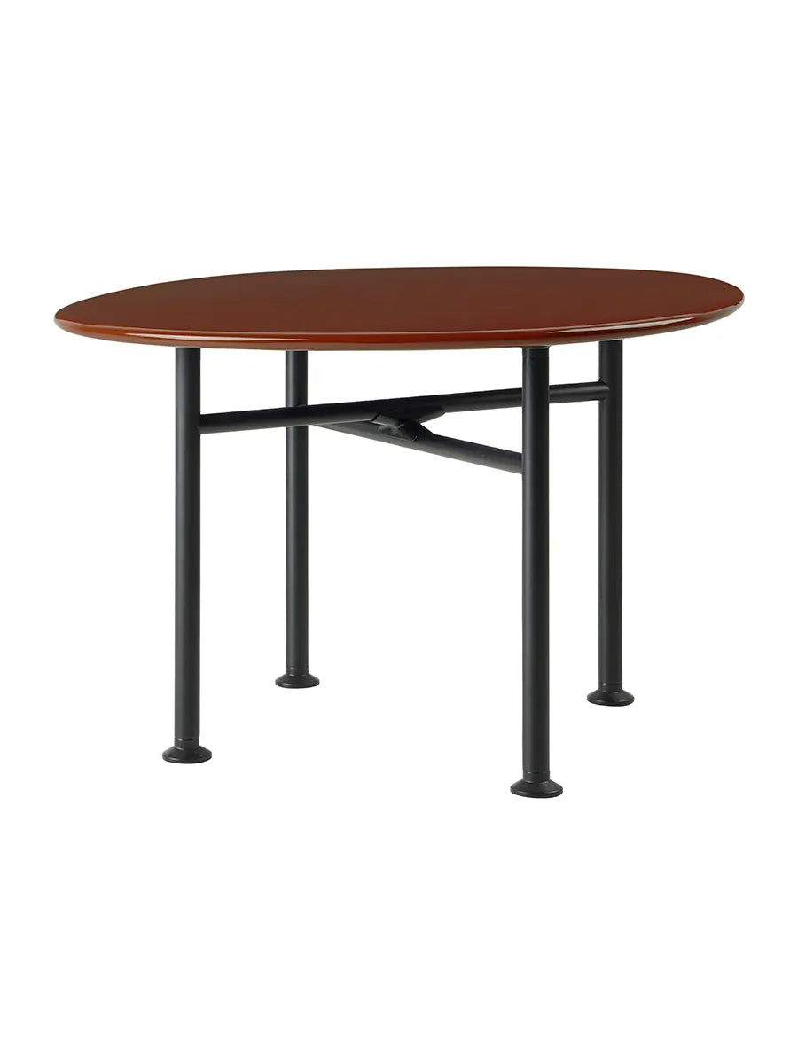 Carmel Coffee Table, rock red i 60 x 60 cm fra Gubi - 1 - Jacobsen Plus